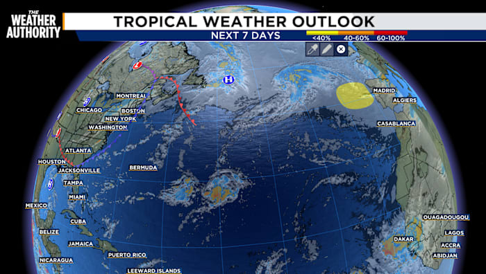 Atlantic Low Pressure System May Approach Portugal This Weekend