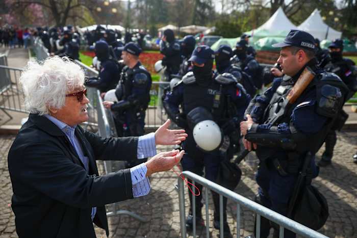 Serbia's capital braces for a major anti-government rally as tensions mount
