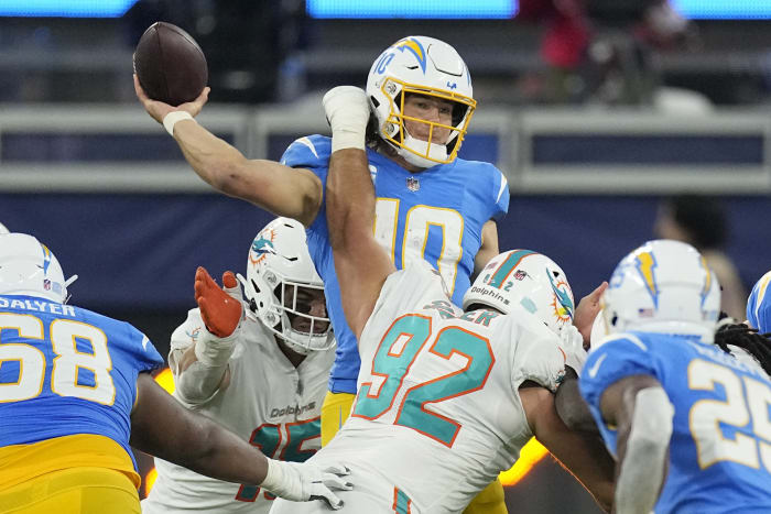 The Chargers' defense got historically shredded by Tua and Tyreek in a  season-opening loss