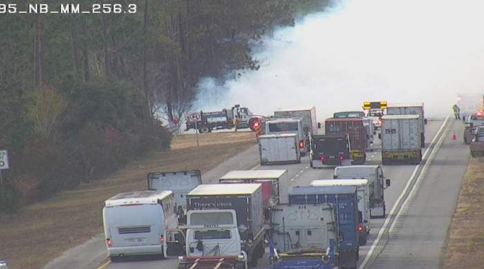 TRAFFIC ALERT: I-95 closures in Volusia due to brush fires