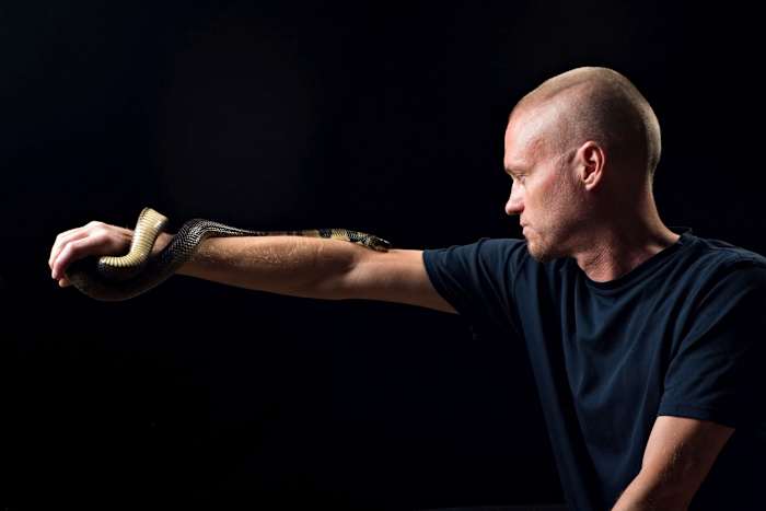 Snakes have bitten this man hundreds of times. His blood could help make a better treatment