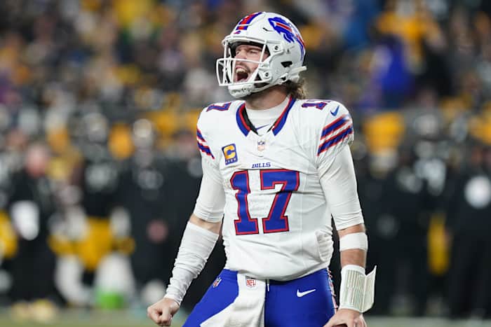 Josh Allen sets career mark for rushing TDs by a QB as the Bills mash the reeling Steelers 26-7