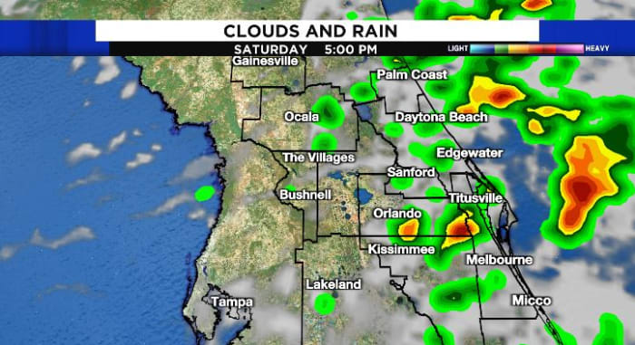 Downpours, storms get started earlier in Central Florida