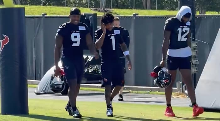 Texans taking patient approach with Tank Dell, ramping up activity for Brevin Jordan