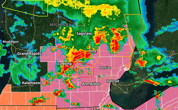 Tornado warning issued for Livingston County until 3:45 p.m. Thursday