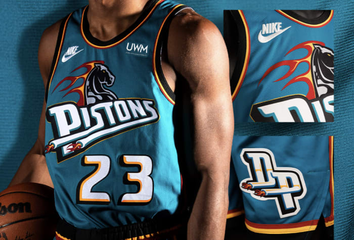 Teal Time: Detroit Pistons Announce Retro Uniform Returns for 2022