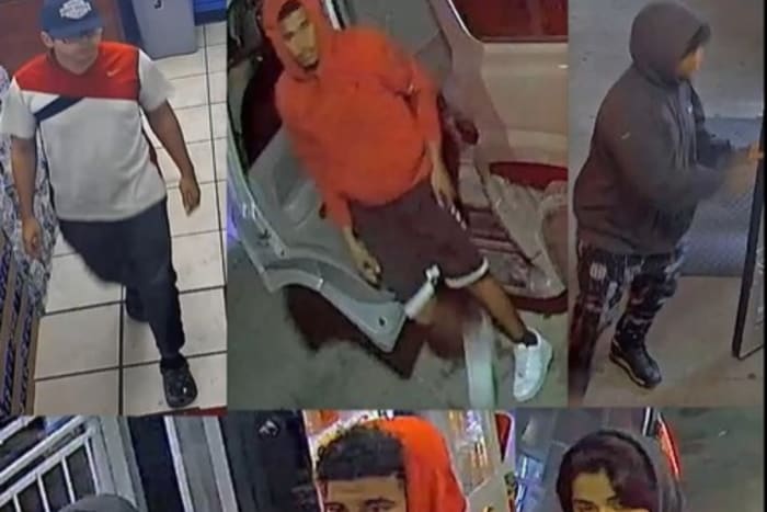 NEW VIDEO: Three suspects wanted for violent Houston pawn shop robbery at  gunpoint