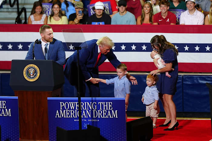 Image linked from the original feed: Millions have signed up for Trump Accounts, but some families are still waiting for baby's $1,000