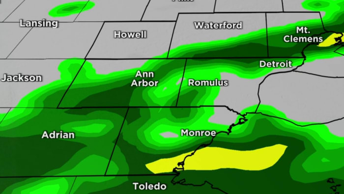 Showers should move into Metro Detroit Sunday What to expect and when  WDIV ClickOnDetroit