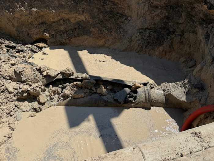 Water main break closes Frost Bank Center Drive; SAWS says repairs will be complete within 48 hours