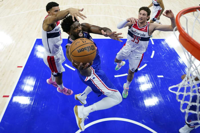 Tattoos on the legs of Dallas Mavericks center DeAndre Jordan (6) are shown  during the second half of an NBA basketball game against the Atlanta Hawks  Wednesday, Oct. 24, 2018, in Atlanta.