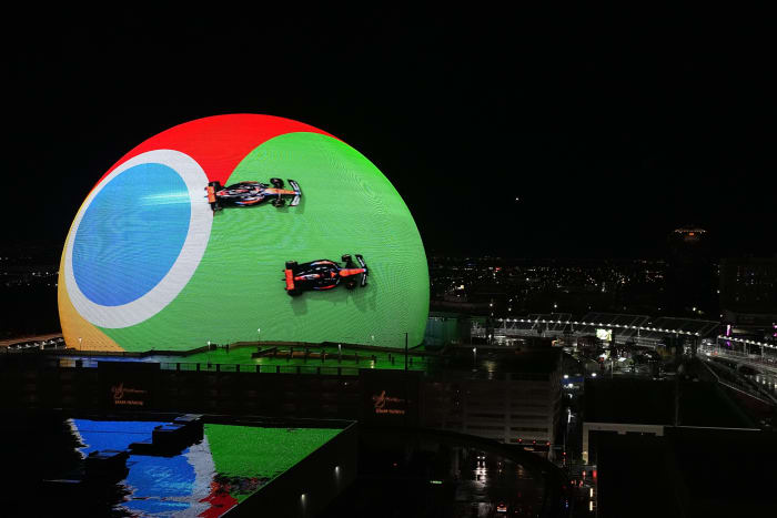 Fake marina with fake water steals show at Miami Grand Prix