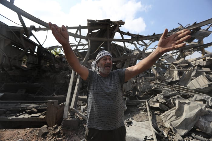 An Israeli strike in Lebanon kills 10 and triggers response from Hezbollah as tensions simmer