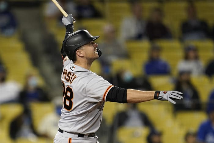 Buster Posey's two-run home run, 10/08/2021