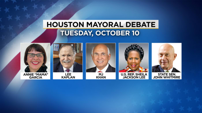 5 qualifying Houston mayoral candidates debate, discuss their platforms