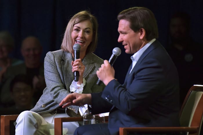 DeSantis would consider Iowa's Reynolds as running mate, calls Trump's attack of her 'out of hand' - Vimarsana News