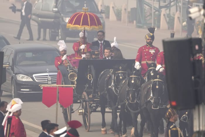 French President Macron joins India's Republic Day celebrations as chief guest
