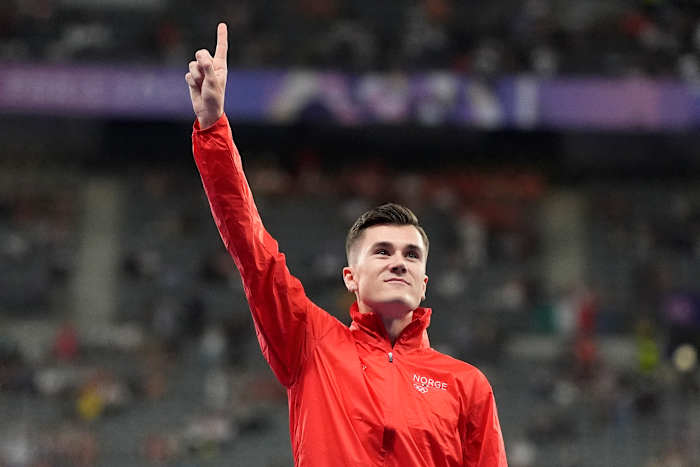 Norway's Ingebrigtsen sets world record in the indoor mile days after Nuguse's mark