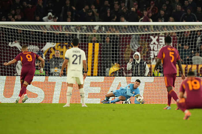 Roma Miss Three Penalties in Europa League Loss to Lille
