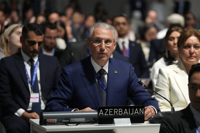Azerbaijan names a former oil exec to lead climate talks. Activists have concerns