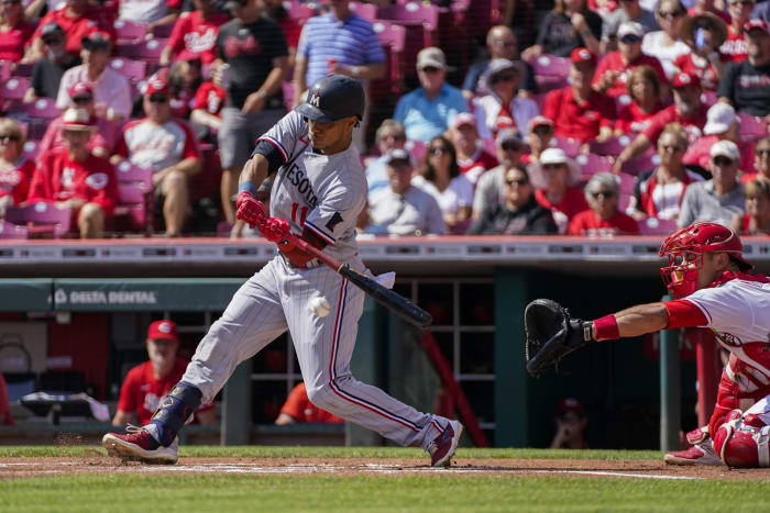 Eddie Rosario's three-homer day carries Twins past Indians