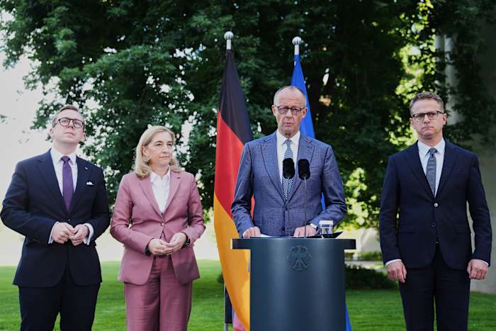 Image linked from the original feed: German leader Merz reshuffles top posts as he tries to counter far-right advance