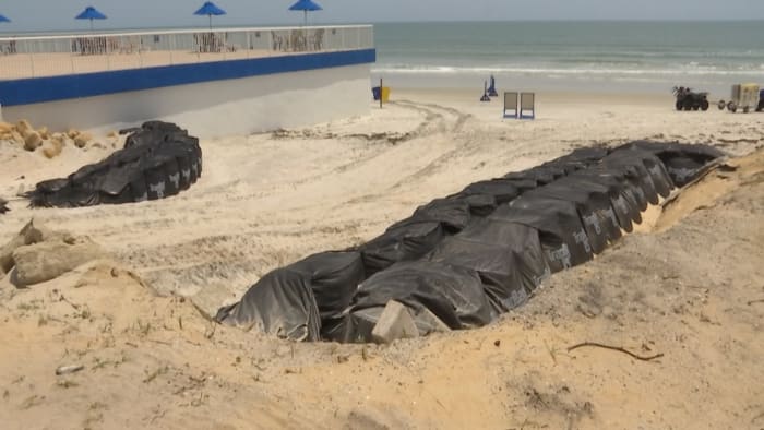 Volusia brings in sand to help beaches, coastal residents after damage caused by Hurricane Nicole