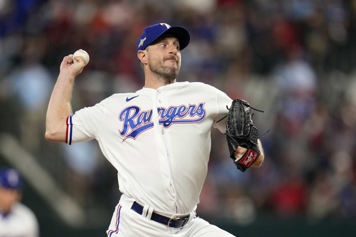 Rangers add Max Scherzer and Jon Gray to roster, bolstering pitching staff  for ALCS against Astros - The Boston Globe
