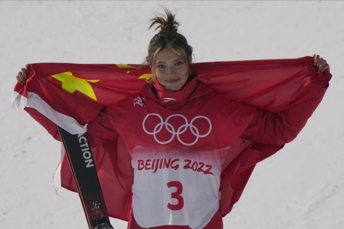 Why is Eileen Gu skiing for China? Gold & silver medal-winning