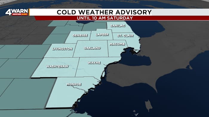 Dangerous cold worsens across Metro Detroit ahead of weekend snow