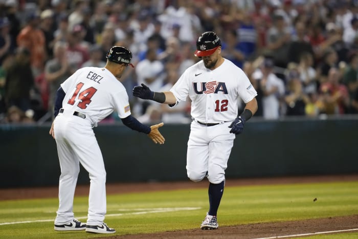 Kyle Schwarber and USA spoil Great Britain's World Baseball