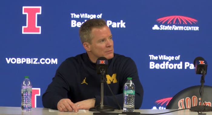 Dusty May calls Michigan basketball ‘most talented’ team after outright Big Ten Title win vs. Illini
