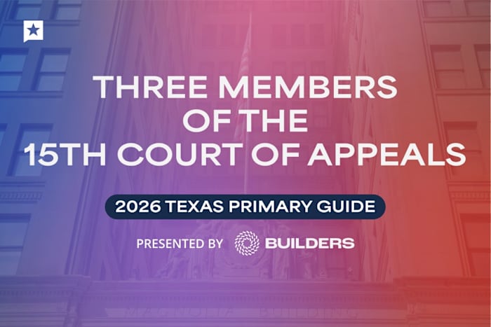 Texas 15th Court of Appeals primaries: Who is running and what to know