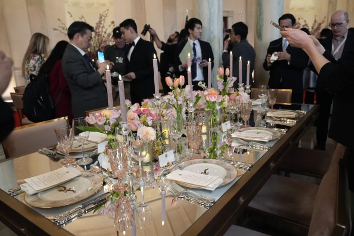 Guests at the state dinner for Japan's prime minister will share the feel of walking over a koi pond - Vimarsana News