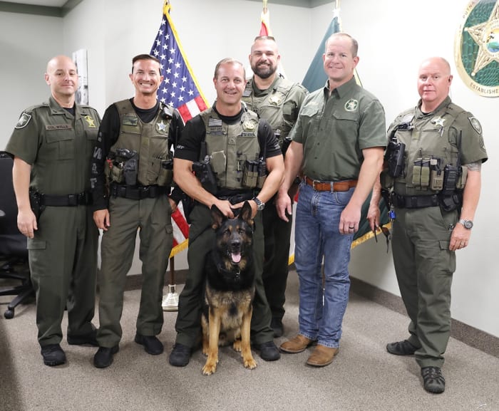 Putnam County Sheriff’s Office says ‘see ya later’ to their beloved K9 Halo