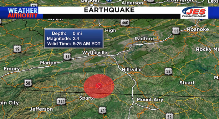 Did you feel it?  A minor earthquake was reported in Grayson County on Tuesday morning