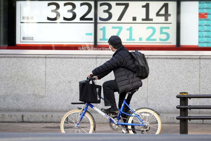 Stock market today: Asian shares mostly fall after Wall Street rallies