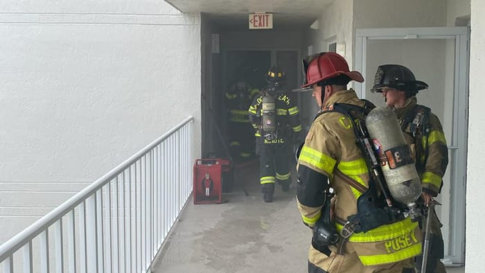 Dead person found in burning Cape Canaveral apartment