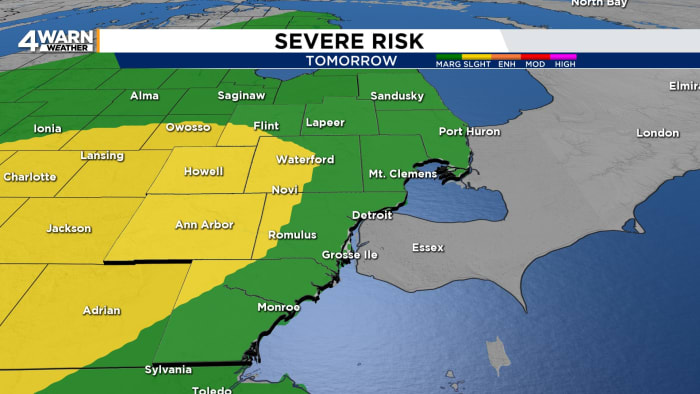 Morning 4: Severe storms possible as heat wave reaches Metro Detroit -- and other news