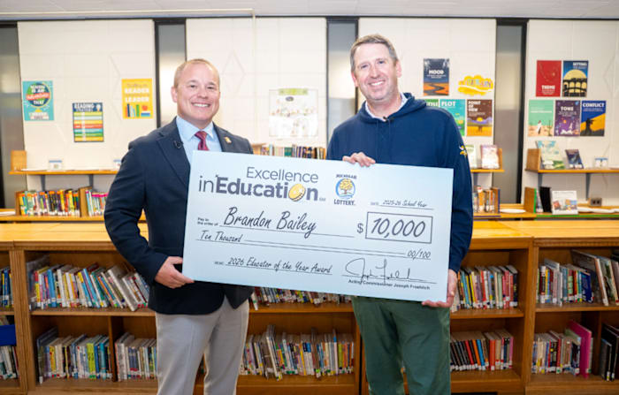 Michigan Teacher Wins $10,000 Educator of the Year Award