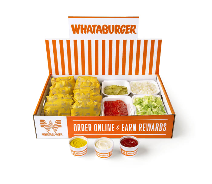 Whataburger releases build-your-own burger boxes that feed 10 people