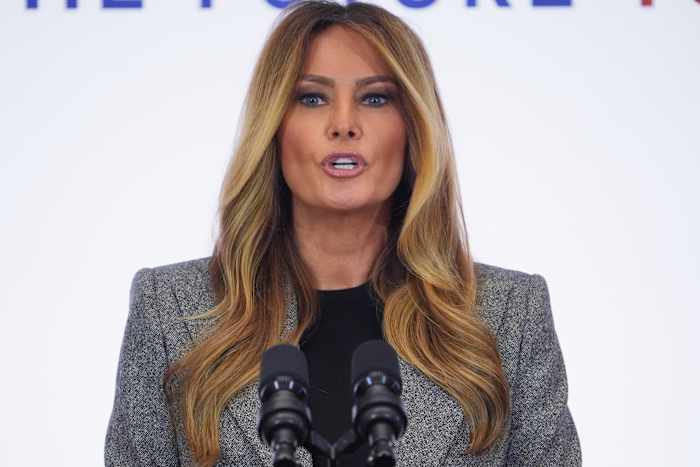 Melania Trump hosts world counterparts and tech reps to discuss children, education and technology