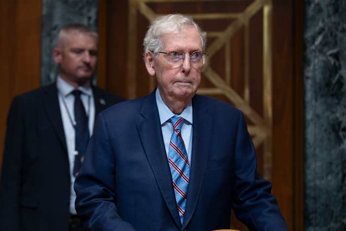 Kentucky Gov. Andy Beshear asks Sen. Mitch McConnell to give a public update on his condition