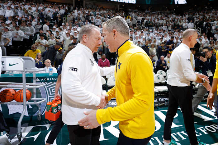 ‘Tell him to call me’: Michigan-MSU rivalry heats up as Tom Izzo responds to Dusty May comments