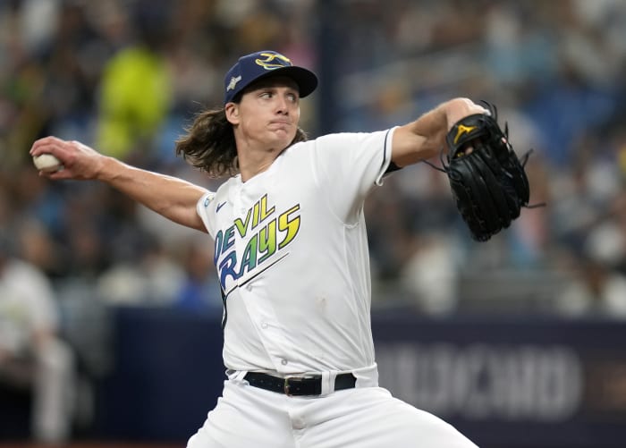 Majors-leading Braves beat the Rays 2-1 in a matchup of teams with the best  records in baseball