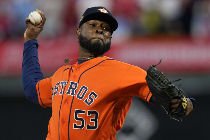 Astros pound 4 homers, with a pair by Abreu, to rout Twins 9-1 and take 2-1  ALDS lead