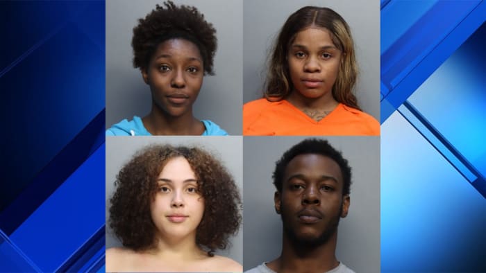 Out-of-state quartet accused of robberies in Miami Beach, Bay Harbor Islands