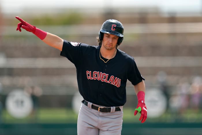 Guardians Add DeLauter to Wild Card Roster