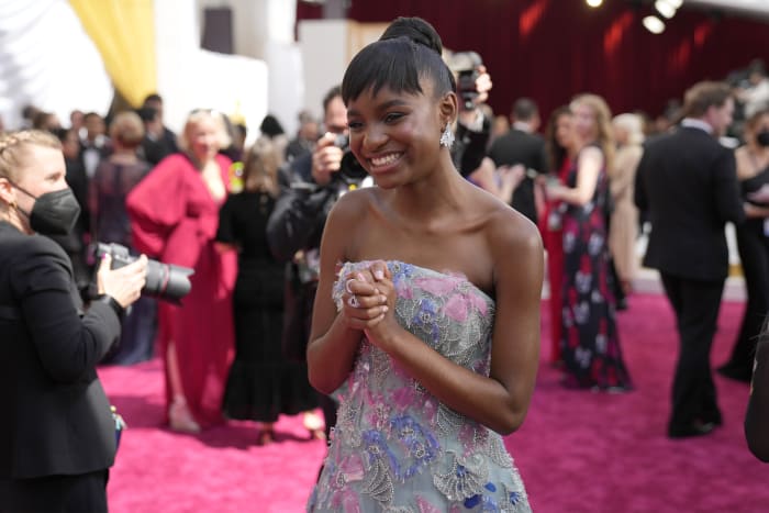 Sania Sidney, Demi Singleton iluminan la alfombra roja de los Oscar