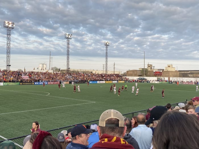 Soccer Fans from Around the World Celebrate Crystal Palace FC and Sevilla  FC in The District Detroit